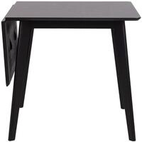 Roxby Esstisch Inkl. 1 Zus&auml;tzlicher Teller 40cm Schwarz.