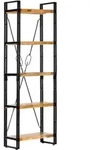 Vidaxl B&uuml;cherregal 5 F&auml;cher 60 X 30 X 180 Cm Mango Massivholz