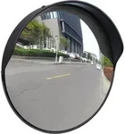 Vidaxl Convex Traffic Mirror Pc Plastic Black 30 Cm Outdoor