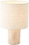Lampe, Pia Tischleuchte Natur, 1x A60, E27, 40w, Holz Aus Nachhaltiger Waldwirtschaft