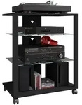 Folasr Hifi-m&ouml;bel 3 Ablagen Schwarz.