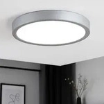 Led Deckenlampe Rund K&uuml;chenleuchte Silber Deckenleuchte Flurlampe Wohnzimmerleuchte,