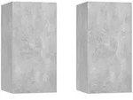 Tv-schr&auml;nke 2 Stk. Betongrau 30,5x30x60 Cm Holzwerkstoff Vidaxl