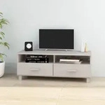 Vidaxl - Tv-schrank Hamar Wei&szlig; 106x40x40 Cm Massivholz Kiefer