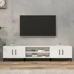 Vidaxl - Tv-schrank Hochglanz-wei&szlig; 180x31,5x40 Cm Holzwerkstoff