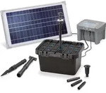 Esotec - Solar Teichfilter Set 15/500 + Akku Led Solarpumpe Filter Gartenteich 101058