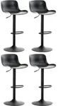 Clp - 4er Set Barhocker Almada Schwarz