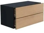 Holz Wand H&auml;nge Nachttisch Usal L 60 Cm