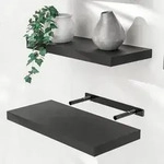 Casaria - Wandregal Freischwebend Inkl. Halterung Mdf 15kg Tragkraft 3,8cm St&auml;rke