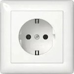 Schuko-steckdose, Vollplatte, Standard 55