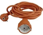 Unitec - Verl&auml;ngerungskabel Innen 5 Meter H05vv-f3g1,5, Orange Verl&auml;ngerungskabel
