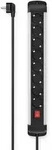 Hama - 00223105 Steckdosenleiste Mit Schalter Schwarz/silber Schutzkontakt 1 St.