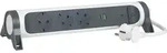 Legrand Dreh.sdo-leiste 3-f 1,5m Uw/sw (694508)