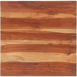 Tischplatte Massivholz Akazie 25-27 Mm 60x60 Cm Vidaxl