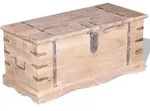 Vidaxl Aufbewahrungstruhe Akazienholz Braun 90x40x40 Cm