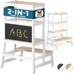 Spielwerk - Lernturm Ab 2 Jahren Kinder Mit Tafel 100kg Belastbar 93cm Hoch