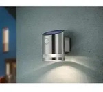 Led Solar Au&szlig;enwandleuchte Salta Mit Bewegungsmelder, Silber, H&ouml;he 13cm