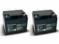 Quality Batteries - Ersatzakku für Invacare Orion Elektromobil 24V 2 x 12V...