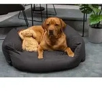 Karlie - Liegebett Charly Dunkelgrau 80x70x25cm Hundebett Hundekissen...
