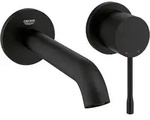 Wand-waschtischmischer Grohe Essence, Ausladung 183 Mm, Phantom Black - 29192kf1