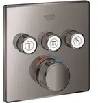 Grohe Thermostat Grohtherm Smartcontrol 29126 Eckig Fms 3 Asv Hard Graphite, 29126a00