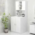 Waschmaschinenschrank Wei&szlig; Vidaxl