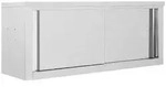 Wandh&auml;ngeschrank Mit Schiebet&uuml;ren 120&times;40&times;50 Cm Edelstahl - Vidaxl