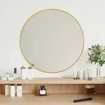 Wandspiegel Golden &Oslash; 50 Cm Rund Vidaxl Gold