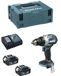 Akku-bohrschrauber Ddf489rtj, 18v 2x 5,0 Ah Und Ladeger&auml;t Im Makpac - Makita