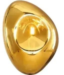 Wandleuchte Flurleuchte Wandlampe Schlafzimmerleuchte Metall Glas Schwarz Gold