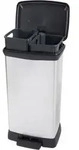 Curver - Deco Bin Duo 23+23l Abfallbeh&auml;lter Mit Pedal