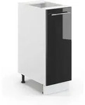 Vicco - Apothekerschrank Fame-line, Anthrazit Hochglanz, 30 Cm Ohne Arbeitsplatte