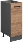 Unterschrank R-line, Goldkraft Eiche, 30 Cm Ohne Arbeitsplatte Vicco