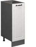 Vicco - Apothekerschrank R-line, Wei&szlig; Landhaus, 30 Cm Ohne Arbeitsplatte