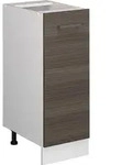 Apothekerschrank R-line, Grau, 30 Cm Ohne Arbeitsplatte Vicco