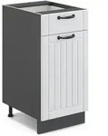 K&uuml;chenschr&auml;nke Fame-line, Wei&szlig; Landhaus, 40 Cm Ohne Arbeitsplatte Vicco