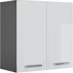 Vicco - K&uuml;chenoberschrank R-line, Wei&szlig; Hochglanz, 60 Cm