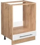 Vicco - Herdumbauschrank Fame-line, Wei&szlig; Hochglanz, 60 Cm Ohne Arbeitsplatte