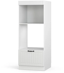 Vicco - Mikrowellenschrank Fame-line, Wei&szlig; Landhaus, 60 Cm Offen