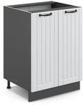 K&uuml;chenschr&auml;nke Fame-line, Wei&szlig; Landhaus, 60 Cm Ohne Arbeitsplatte, Vicco