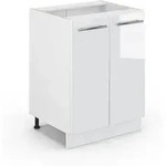 K&uuml;chenschr&auml;nke Fame-line, Wei&szlig; Hochglanz, 60 Cm Ohne Arbeitsplatte, Vicco