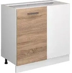 Vicco - Eckunterschrank R-line, Sonoma, 86 Cm Ohne Arbeitsplatte