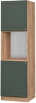 Vicco - Herdumbauschrank Fame-line, Gr&uuml;n-gold Landhaus, 60 Cm Offen