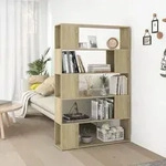 Vidaxl - B&uuml;cherregal Raumteiler Sonoma-eiche 100x24x155 Cm Holzwerkstoff