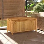 Gartentruhe 110x52x55 Cm Bambus - Vidaxl
