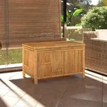 Vidaxl Aufbewahrungsbox Garten Bambus 90x52x55 Cm Braun