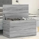 Aufbewahrungstruhe Grau Sonoma 84x42x46 Cm Holzwerkstoff - Vidaxl