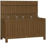 Gartentruhe Honigbraun 115x49x60 Cm Massivholz Kiefer - Vidaxl
