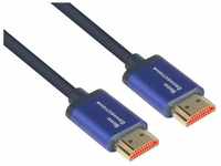 Good Connections GC 4521-SF010B - HDMI A Stk. HDMI A Stk.,flex, 8K@60 Hz, 1,0m, blau