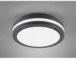 Runde Led Au&szlig;endeckenleuchte Wandlampe Kendal In Anthrazit